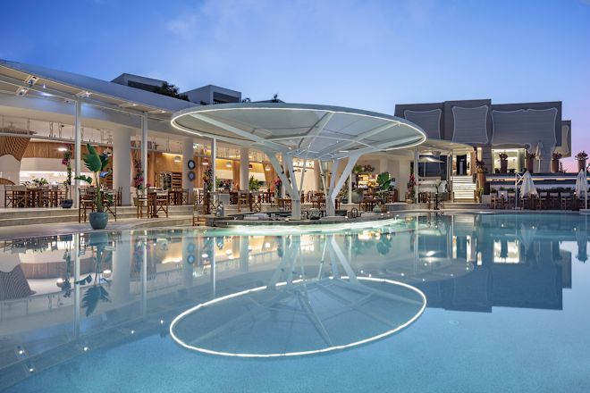Pool at Dusk