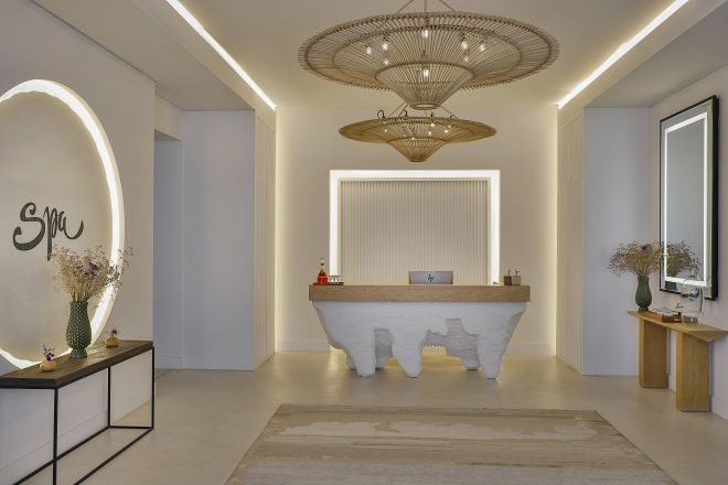 Empfangsbereich des Spa