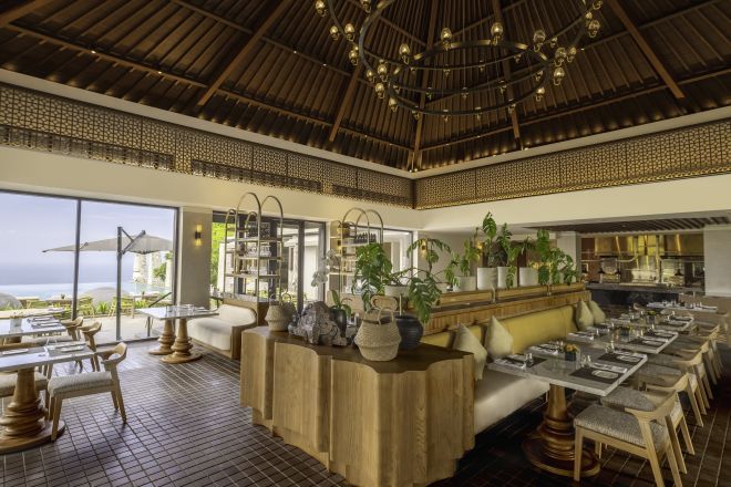 Commune Restaurant seating area with tables and chairs