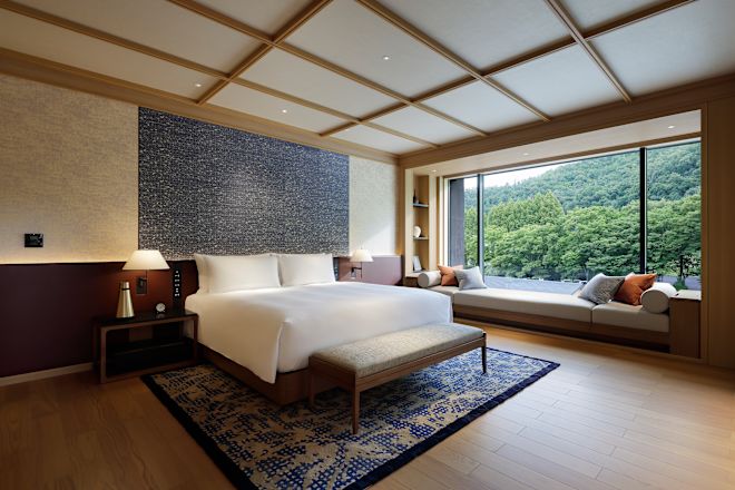 king bedroom in suite