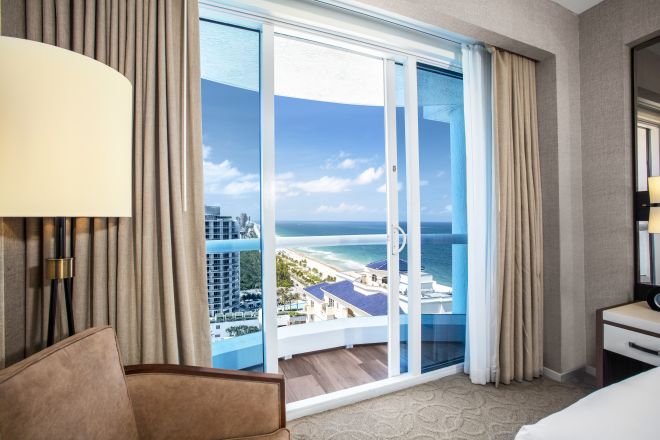One Bedroom with Partial Ocean View