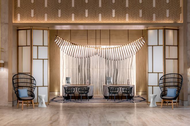 Reception Desk Area