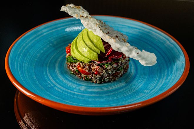 トライベッカ・マーケットでのヴィーガンランチ