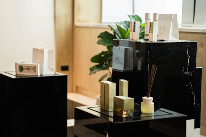 スパのリテールエリア