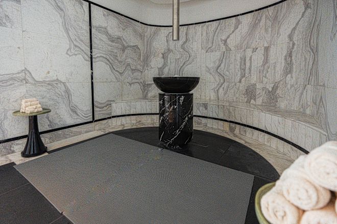 スパのアイスファウンテン