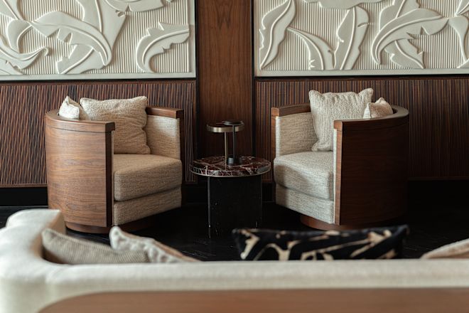 葉巻のラウンジチェア