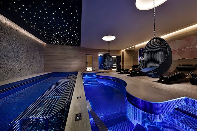 Innenansicht des Spa-Pools