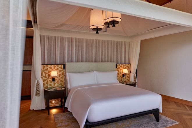 Schlafzimmer einer Villa