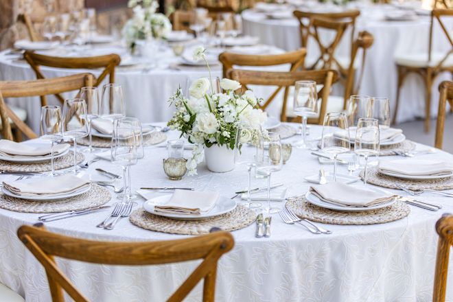 Configurarea tabelelor pentru un eveniment pe o terasă