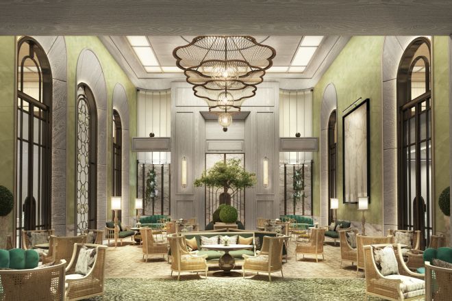 ザ・コートヤードのラウンジエリア