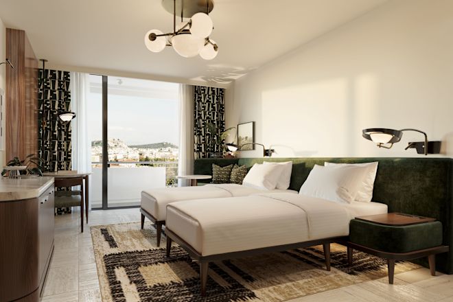 Deluxe Zweibett-Gästezimmer