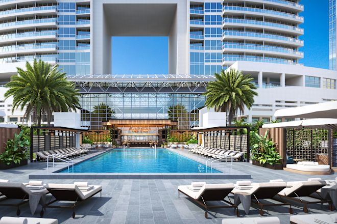 Rendering Kolam Renang produk akhir dapat bervariasi