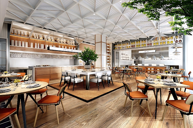 Zolo, столики в ресторане