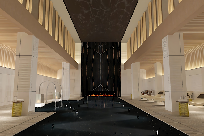 Просторный и умиротворяющий спа-центр