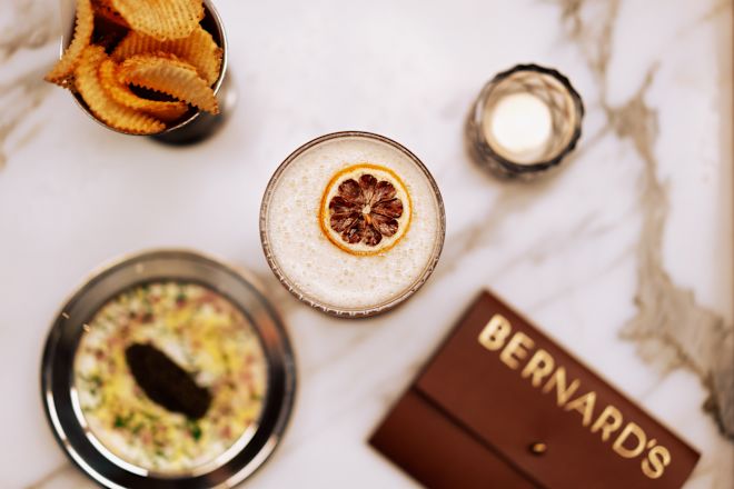 Snacks on a Table at Bernards Restaurant
