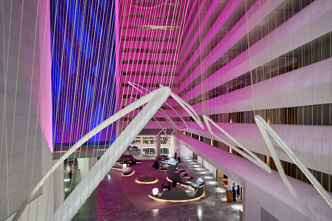 Conrad New York Downtown lobby