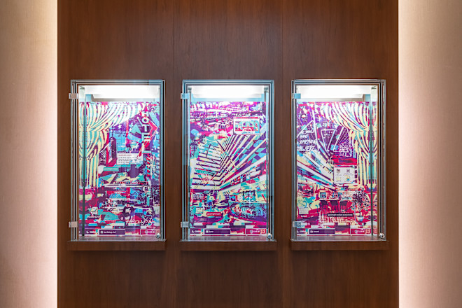 Artwork in Hotel Lobby