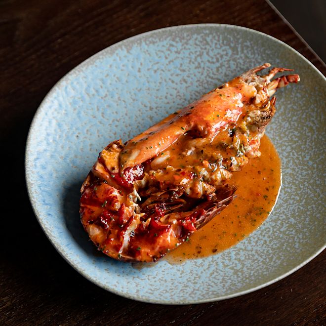 Dean Banks Restaurant Seafood Dish