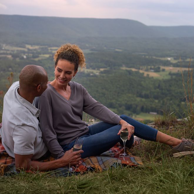 Couple Enjoying Lookout Point