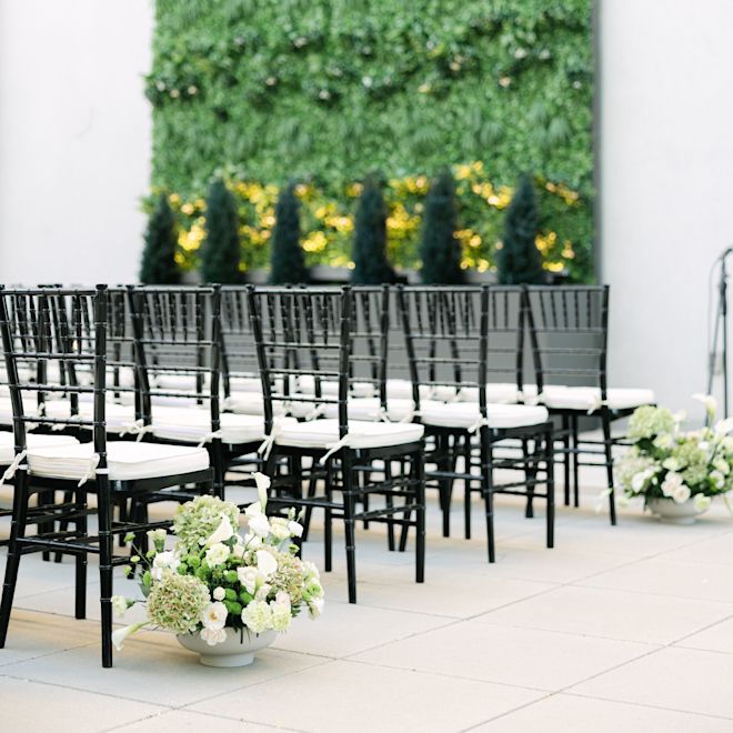 Terrace Setup for Seating Guests at a Wedding
