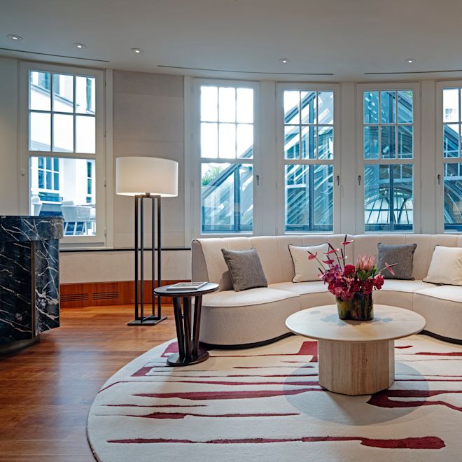 lobby - Salotto, reception, vista sulla finestra