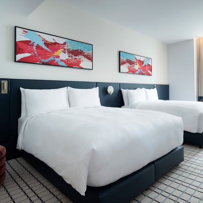 camera, due letti queen size