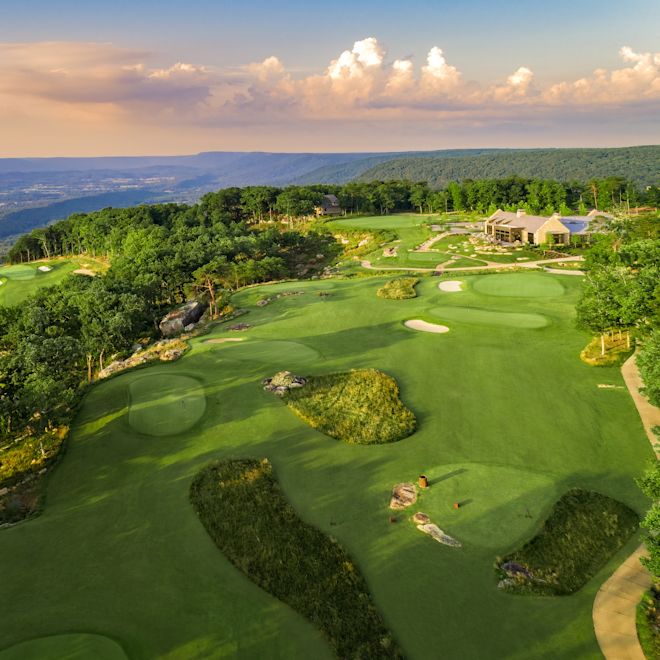 Short course in golf course