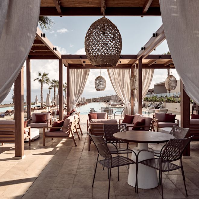 Euphoria Pool Bar Dining Area