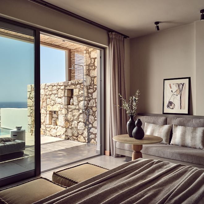 King Deluxe Room with Sea View and Private Pool