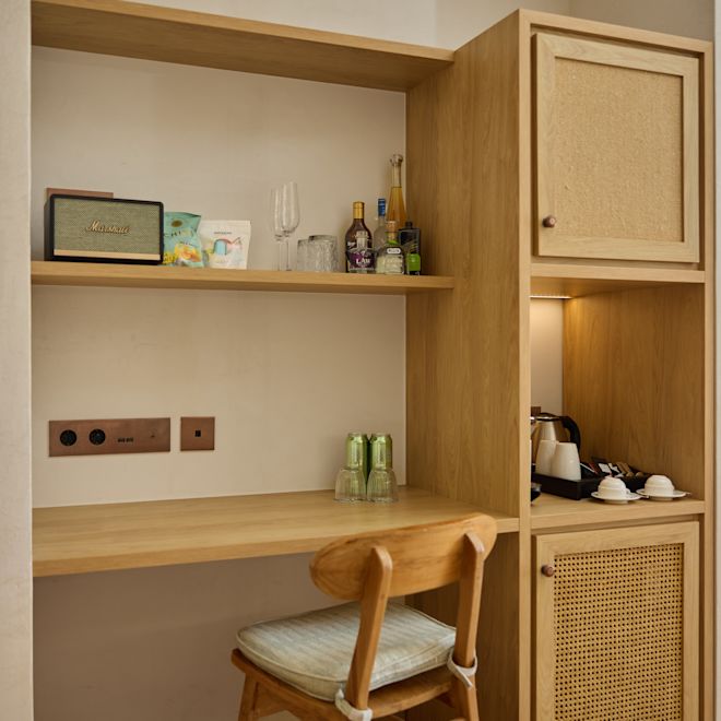 Suite mit Schreibtisch