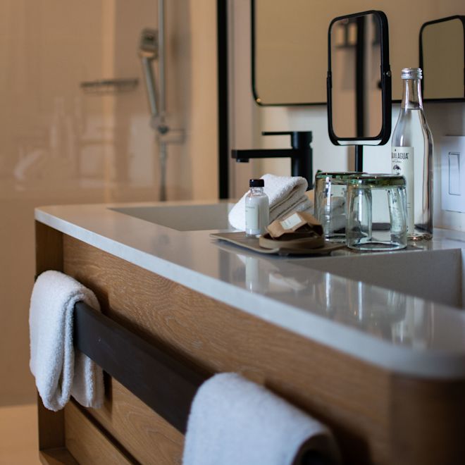 Vanity Area in Hotel Suite