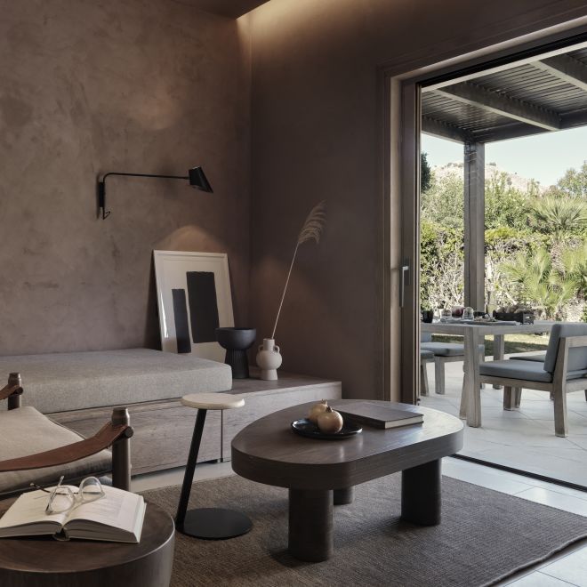 Suite Living Room with a Private Pool