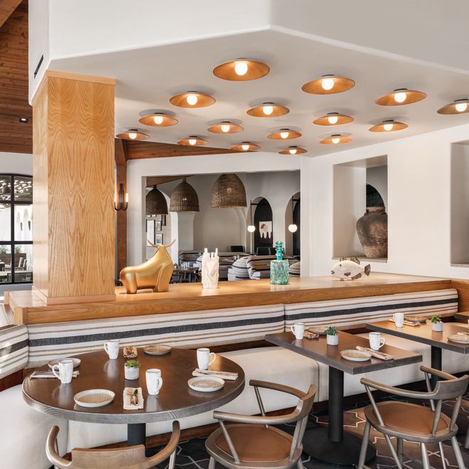 Dining Area at Ox and Ocean Restaurant