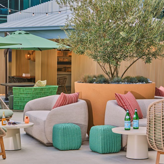 Seating Area of Saltflower RestaurantTerrace