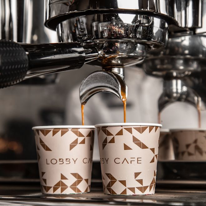 Lobby Cafe espresso machine