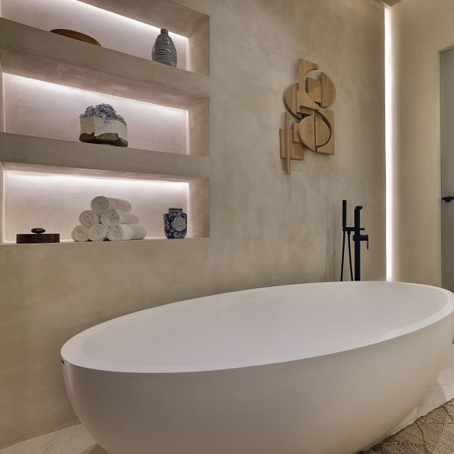 Bathtub in a Suite