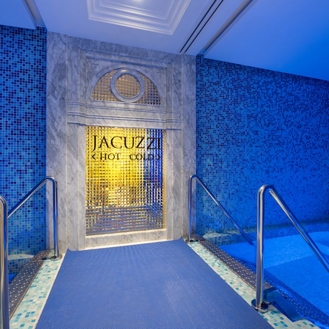 Hot and Cold Jacuzzi in Fitness Area