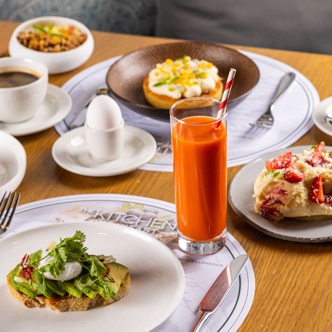 ザ・キッチンでの朝食