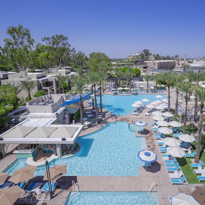 Aerial View of Outdoor Pool