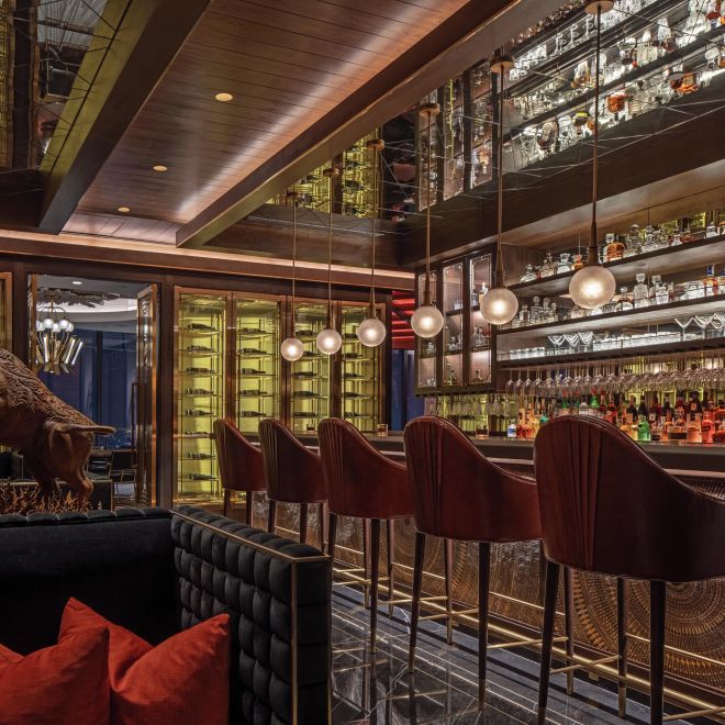 Bull and Bear Bar Area