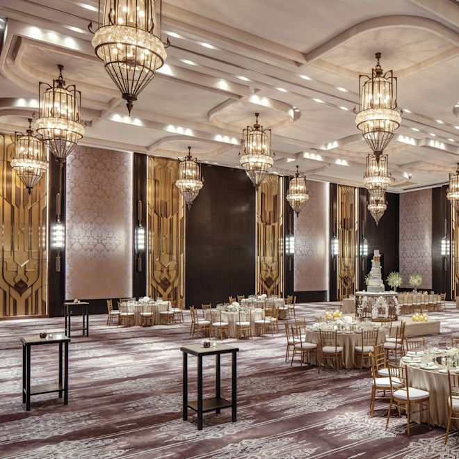 Wedding Setup In Ballroom
