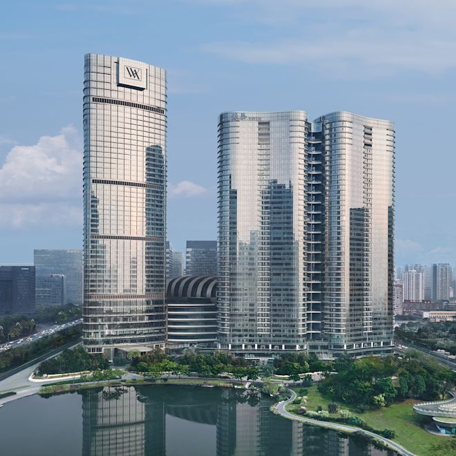 成都华尔道夫酒店外观