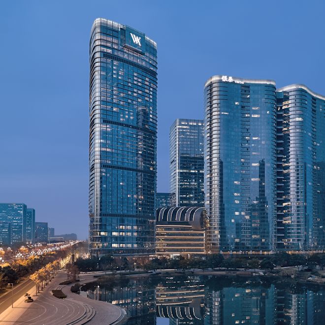 成都华尔道夫酒店外观