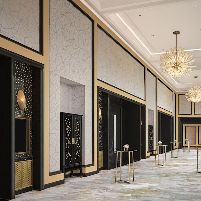 宴会厅门厅日间