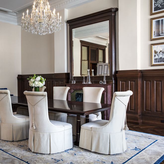 Presidential Suite Dining Area