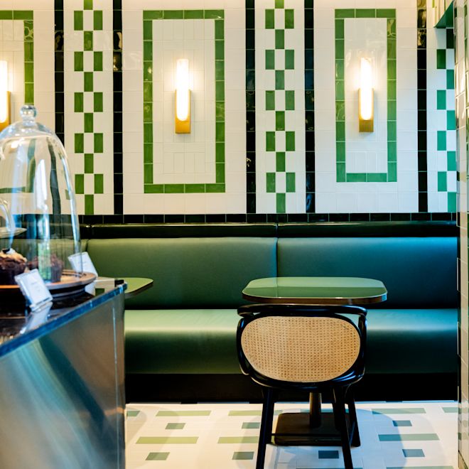 レストラン「ヴォランテ」のリビングエリア