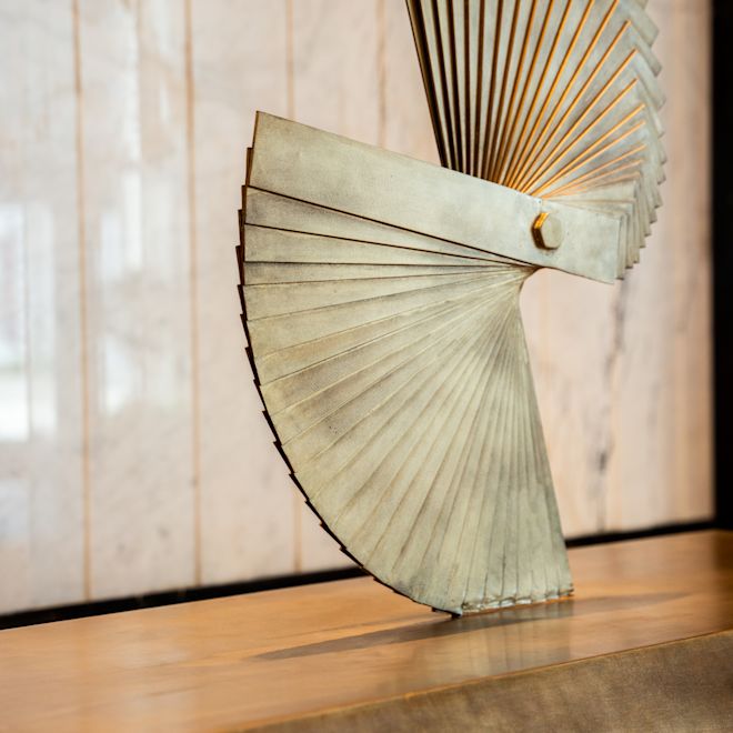 ロビーエリアの壁の装飾