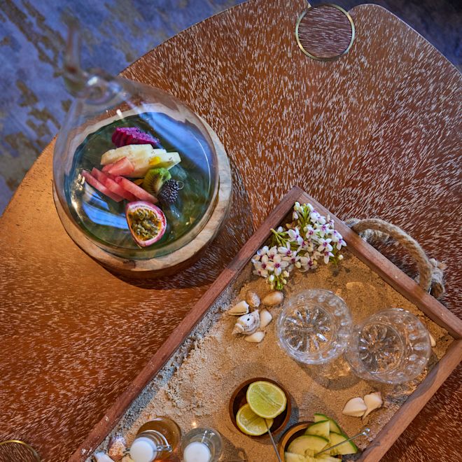 Speisen in der Villa