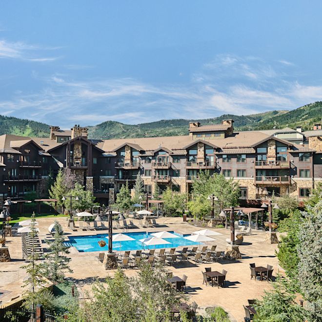 Zona de exterioară și exterioară a Hotelului Waldorf Astoria Park City