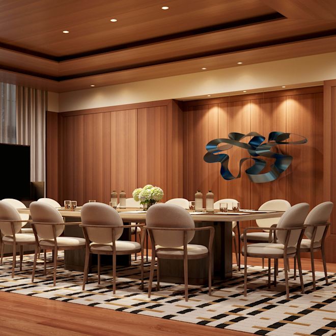 Sala assemblee, spazio per meeting